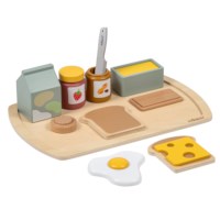 Ontbijtset - voedselset | Educo | Rollenspelaccessoire | Met gerei | 10-delig | SPIJS.