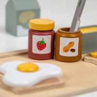 Ontbijtset - voedselset | Educo | Rollenspelaccessoire | Met gerei | 10-delig | SPIJS.