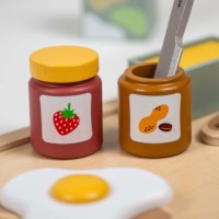 Ontbijtset - voedselset | Educo | Rollenspelaccessoire | Met gerei | 10-delig | SPIJS.