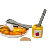 Dinerset - voedselset | Educo | Rollenspelaccessoire | Met gerei | 22-delig | SPIJS.