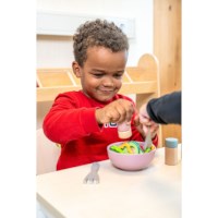 Saladeset - voedselset | Educo | Rollenspelaccessoire | Met gerei | 19-delig | SPIJS.