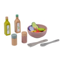 Saladeset - voedselset | Educo | Rollenspelaccessoire | Met gerei | 19-delig | SPIJS.