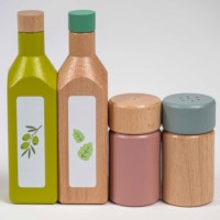 Saladeset - voedselset | Educo | Rollenspelaccessoire | Met gerei | 19-delig | SPIJS.