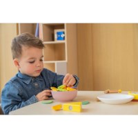 Saladeset - voedselset | Educo | Rollenspelaccessoire | Met gerei | 19-delig | SPIJS.