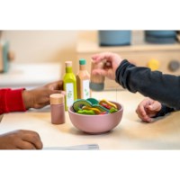Saladeset - voedselset | Educo | Rollenspelaccessoire | Met gerei | 19-delig | SPIJS.