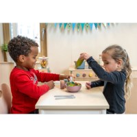 Saladeset - voedselset | Educo | Rollenspelaccessoire | Met gerei | 19-delig | SPIJS.