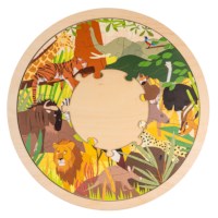 Leefgebieden - savanne | Educo | Legpuzzel | 49 puzzelstukken | NATUURLIJK.