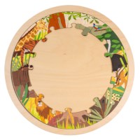 Leefgebieden - savanne | Educo | Legpuzzel | 49 puzzelstukken | NATUURLIJK.