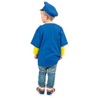 Verkleedkleding - postbode | Educo | Rollenspeloutfit | Beroepen | EU 116 | KLOFFIE.