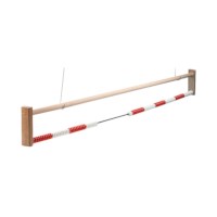 Rekenstang leerkracht - 100 kralen | Oefenmateriaal | Rood-wit