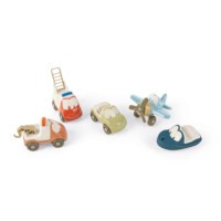 Fun cars | Dantoy | Gerecycled | Set à 5 stuks