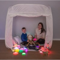 Snoezeltent | Pop-up | 142 cm | Wit