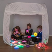 Snoezeltent | Pop-up | 142 cm | Wit