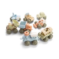 Set voertuigen | Dantoy | Bioplastic | Set à 8 stuks