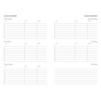 Studie agenda | Ryam | Blauw | Ringband | 2025-2026