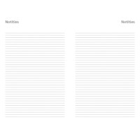 Studie agenda Eco met elastiek | Ryam | Zwart | Ringband | 2025-2026