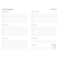 Studie agenda basic | Ryam | Licht blauw | Gebonden rug | 2026-2027