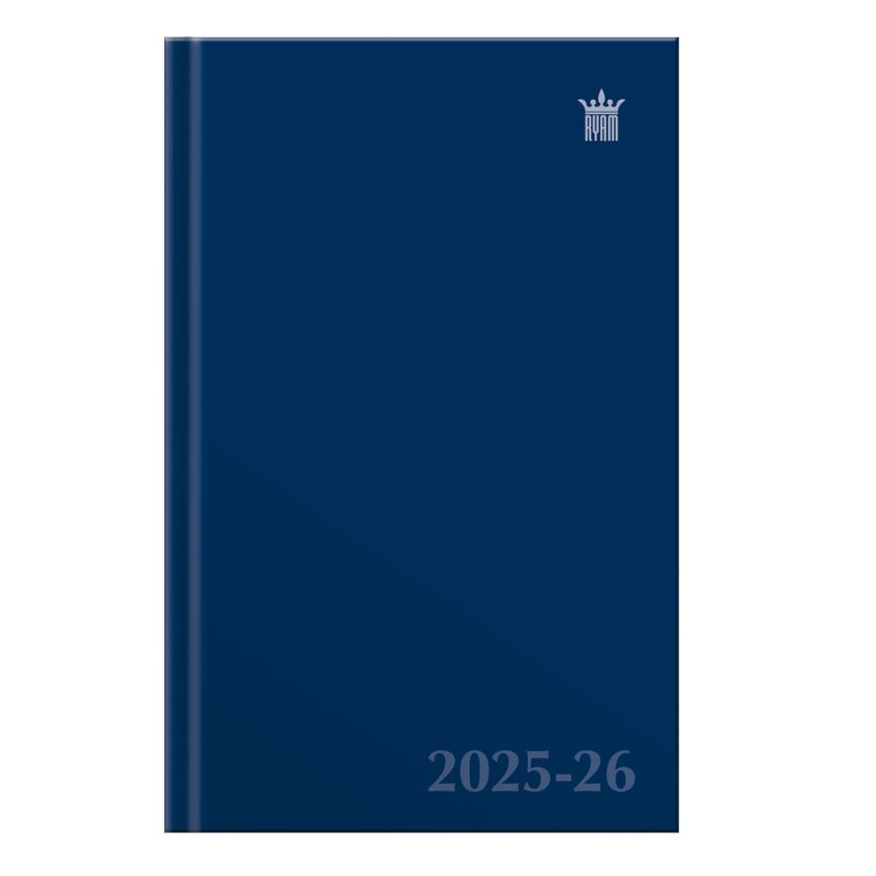 Studie agenda basic | Ryam | Donker blauw | Gebonden rug | 2025-2026