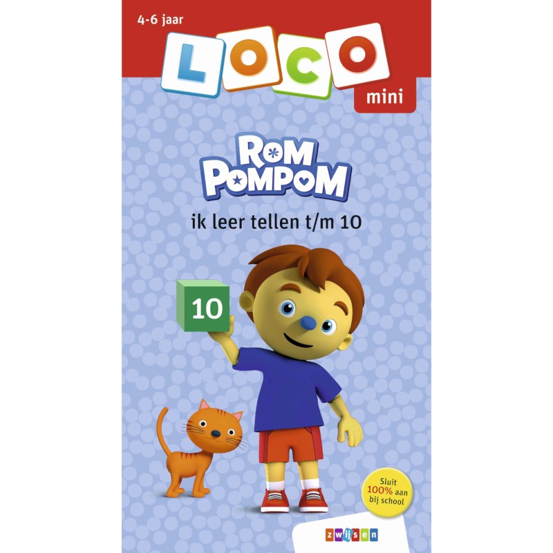 Loco mini | Rompompom Ik leer tellen t/m 10