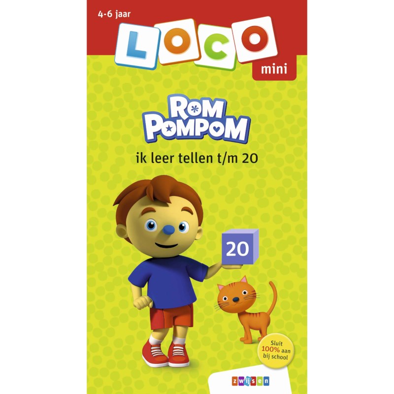 Loco mini | Rompompom Ik leer tellen t/m 20