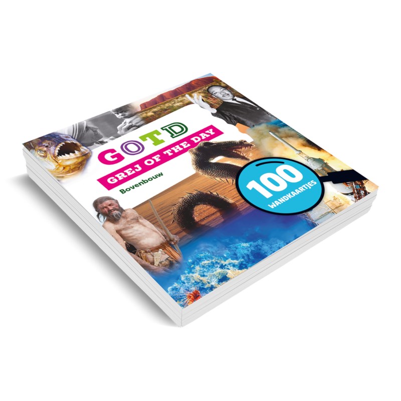 Grej of the day | Wandkaartjes bovenbouwboek 100 lessen