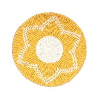 Wanddecoratie | KidsDepot | Elvi | Oker | Ø 40 cm