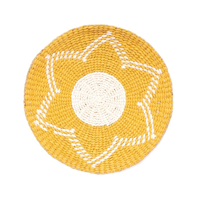 Wanddecoratie | KidsDepot | Elvi | Oker | Ø 40 cm