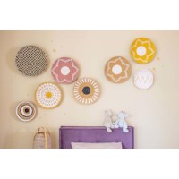 Wanddecoratie | KidsDepot | Elvi | Oker | Ø 40 cm