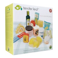 Boodschappen | Tender leaf | Hout | 17-delig