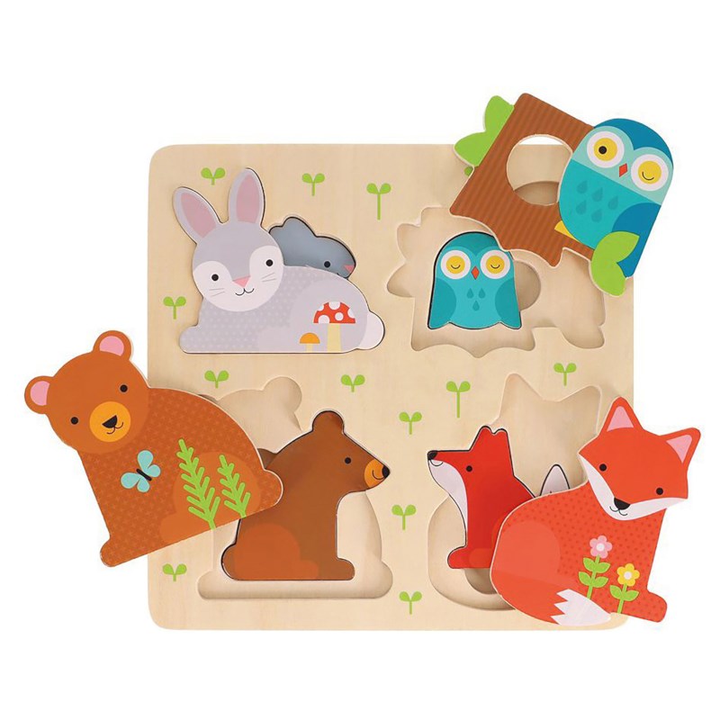 Inlegpuzzel | DAM | Surprise | Dieren en hun baby