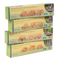 Auto's | Hout | Set à 12 stuks