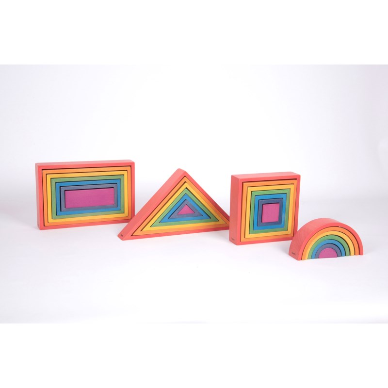 Regenboog architect set | Tickit | 28-delig