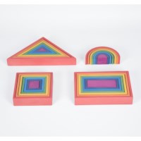 Regenboog architect set | Tickit | 28-delig