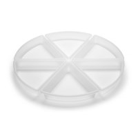 Sorteerbakken | Lichtdoorlatend | Wit | Set à 6 stuks