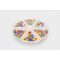 Sorteerbakken | Lichtdoorlatend | Wit | Set à 6 stuks