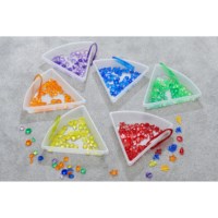 Sorteerbakken | Lichtdoorlatend | Wit | Set à 6 stuks