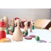 Sprookjesfiguren | Hout | Set à 10 stuks
