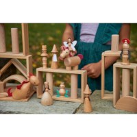 Sprookjesfiguren | Hout | Set à 10 stuks