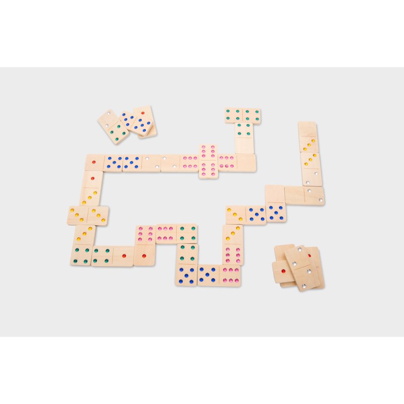 Domino met edelstenen | Set à 28 stuks