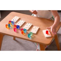 Domino met edelstenen | Set à 28 stuks