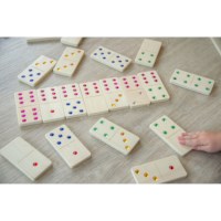 Domino met edelstenen | Set à 28 stuks