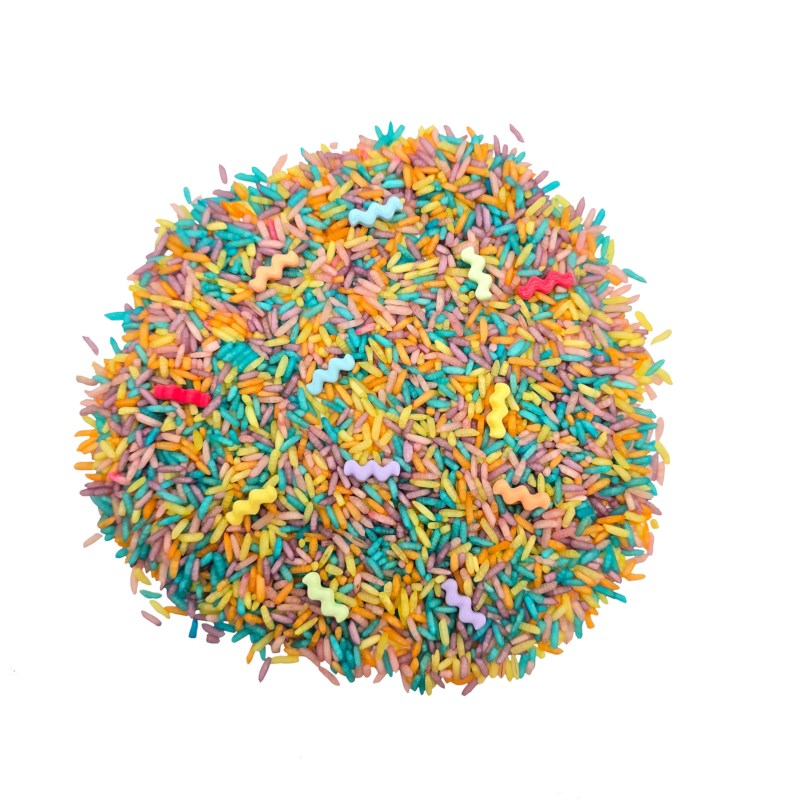 Speelrijst wave | Grennn | Pastel | 750 gram