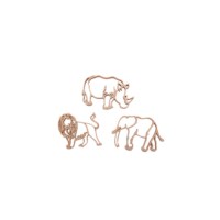 Safaridieren uitstekers | Grennn | 3-delig