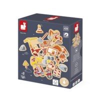 Bouwplaats magneten | 24-delig