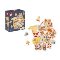 Bouwplaats magneten | 24-delig