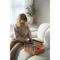 Speelbak Mandigo met 6 inlegbakken | Grennn | Regenboog