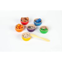 Sorteerbakjes met knikkers | Grapat | Regenboog