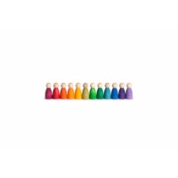 Houten poppetjes Nin® | Grapat | Regenboog