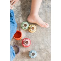Stapelbakjes | Grapat | Regenboog | Set à 24 stuks