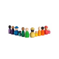 Poppetjes diversiteit | Grapat | Nin® | 12-delig